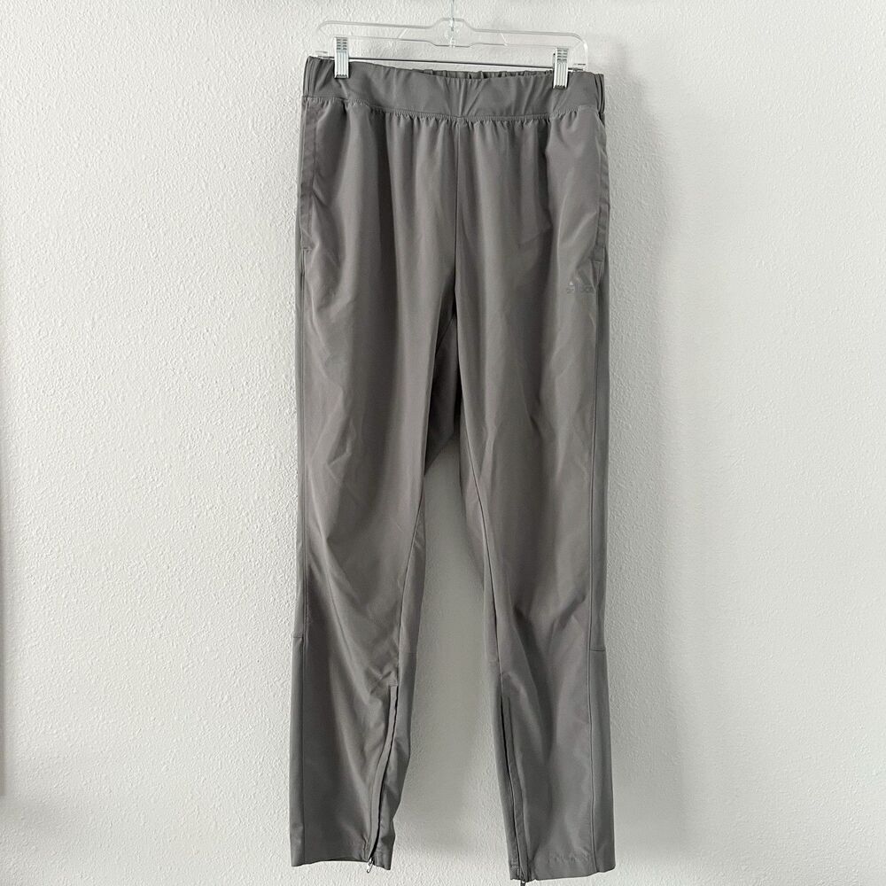 adidasTrack Pants Mens M Gray Athletic Activewear Bottoms Lounge
